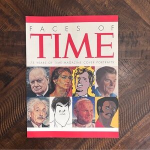 TIME Magazine Faces Of Time 75 Years of Cover Portraits 1998 Vintage Copy